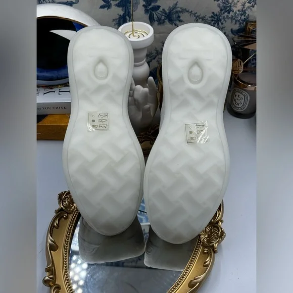 🆕 KURT GEIGER LONDON 🧿 NWOB Kensington Pump Sneaker - White Multi - Sz 39 - Picture 13 of 16
